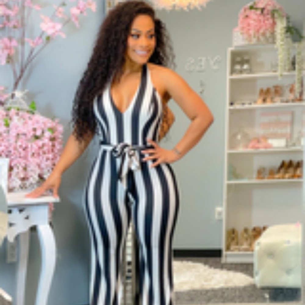Reilly Stripe Jumpsuit